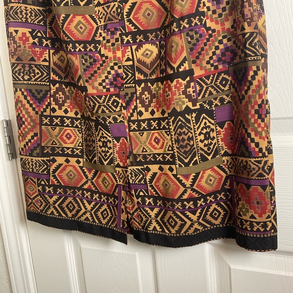 Stonebridge Petites Geometric Patterned Skirt - M… - image 6